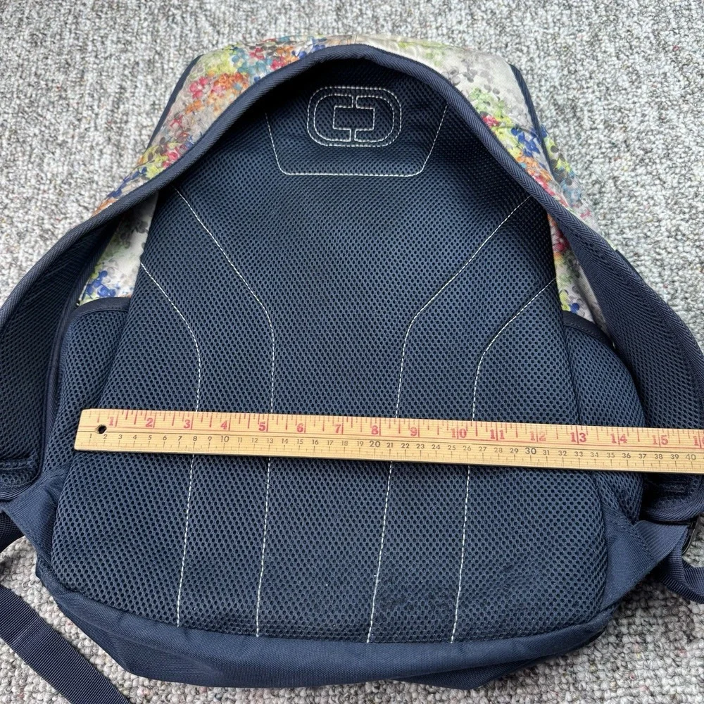 OGIO Laptop Backpack Bag Floral Multicolor School Work College - READ